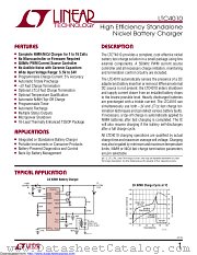 LTC4010CFE datasheet pdf Linear Technology