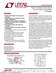 LTC4075HVXEDD#TRPBF datasheet pdf Linear Technology