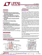 LTC4081EDD#TRPBF datasheet pdf Linear Technology
