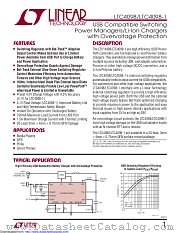 LTC4098EUDC-1#TRPBF datasheet pdf Linear Technology