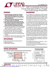 LTC4098EUDC-3.6#TRPBF datasheet pdf Linear Technology