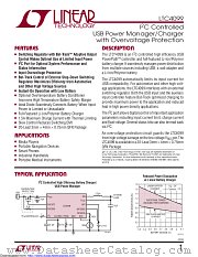 LTC4099EUDC#TRPBF datasheet pdf Linear Technology