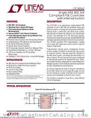 LTC4263CS#PBF datasheet pdf Linear Technology