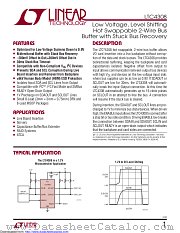 LTC4308CMS8#TRPBF datasheet pdf Linear Technology