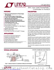 LTC4412HVIS6#TRM datasheet pdf Linear Technology