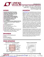 LTM4603HVIV#PBF datasheet pdf Linear Technology