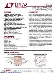 LTM4619EV#PBF datasheet pdf Linear Technology
