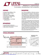 LT5516EUF#TRPBF datasheet pdf Linear Technology