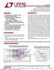 LT5528EUF datasheet pdf Linear Technology