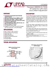 LTC5532EDC datasheet pdf Linear Technology