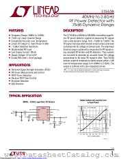 LT5538IDD#PBF datasheet pdf Linear Technology