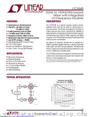 LTC5549IUDB#TRPBF datasheet pdf Linear Technology