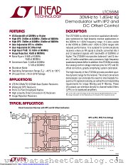 LTC5584IUF#TRPBF datasheet pdf Linear Technology