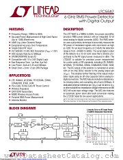 LTC5587IDD#TRPBF datasheet pdf Linear Technology