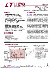 LTC5589IUF#TRPBF datasheet pdf Linear Technology