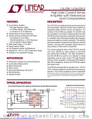 LT6109AHMS-2#PBF datasheet pdf Linear Technology