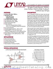LTC6240IS8#TRPBF datasheet pdf Linear Technology
