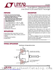LT6301IFE#PBF datasheet pdf Linear Technology