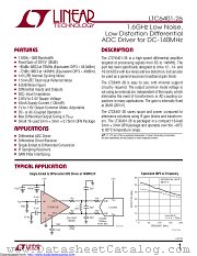 LTC6401CUD-26 datasheet pdf Linear Technology