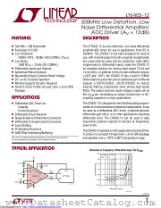 LT6402IUD-12#PBF datasheet pdf Linear Technology