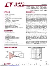 LT6402IUD-6#TRPBF datasheet pdf Linear Technology