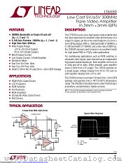 LT6559CUD#TRPBF datasheet pdf Linear Technology