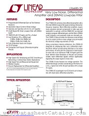 LT6600CS8-20#TRPBF datasheet pdf Linear Technology