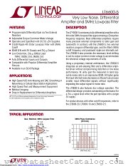 LT6600IS8-5#TRPBF datasheet pdf Linear Technology