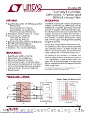 LT6604IUFF-10#TRPBF datasheet pdf Linear Technology