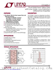 LTC6605CDJC-7#TRPBF datasheet pdf Linear Technology