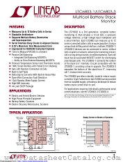 LTC6803HG-1#TRPBF datasheet pdf Linear Technology