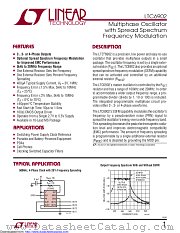 LTC6902IMS#TRPBF datasheet pdf Linear Technology