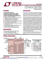 LTC6950 datasheet pdf Linear Technology