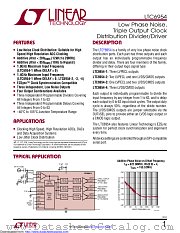 LTC6954IUFF-1#TRPBF datasheet pdf Linear Technology