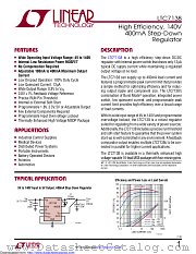 LTC7138EMSE#TRPBF datasheet pdf Linear Technology