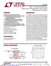 LT8608EMSE#TRPBF datasheet pdf Linear Technology