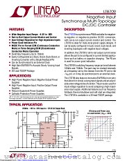 LT8709 datasheet pdf Linear Technology