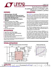LT8710EFE#PBF datasheet pdf Linear Technology