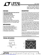 LTC1152IS8#TRPBF datasheet pdf Linear Technology