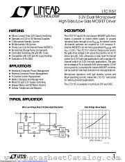LTC1157CS8#PBF datasheet pdf Linear Technology