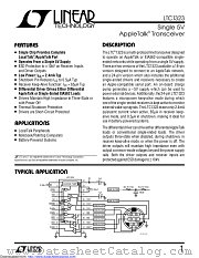 LTC1323CS16 datasheet pdf Linear Technology