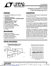 LTC7541AJSW#TRPBF datasheet pdf Linear Technology