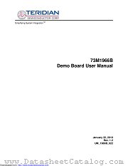 73M1966B-DB-C datasheet pdf MAXIM - Dallas Semiconductor