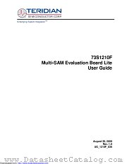 73S1210F-EB-LITEMS datasheet pdf MAXIM - Dallas Semiconductor