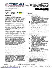 73S8009CN-32IMR/F datasheet pdf MAXIM - Dallas Semiconductor