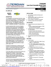 73S8009R-ILR/F datasheet pdf MAXIM - Dallas Semiconductor