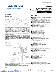 78M6612-DB/OMU-USB datasheet pdf MAXIM - Dallas Semiconductor