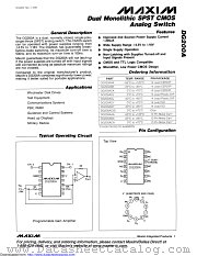 DG200ACY-T datasheet pdf MAXIM - Dallas Semiconductor