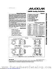 DG305AAK/883B datasheet pdf MAXIM - Dallas Semiconductor