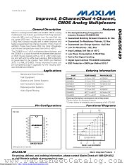 DG408AZ/883B datasheet pdf MAXIM - Dallas Semiconductor